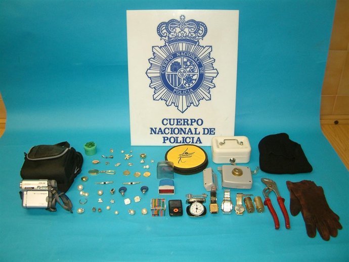 Objetos Recuperados Por La Policía