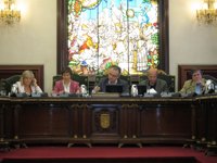 María Caballero recuerda en su primera intervención en el pleno de Pamplona a su padre, concejal asesinado por ETA