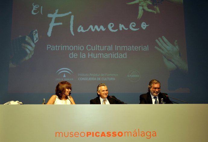 Mª Luisa Amores, Paulino Plata Y Juan Manuel Ledesma
