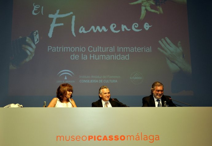 Mª Luisa Amores, Paulino Plata Y Juan Manuel Ledesma
