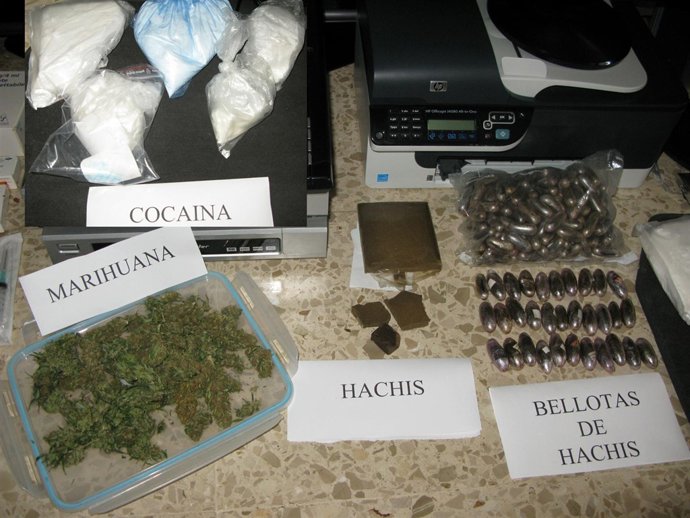 Imagen De Las Sustancias Estupefacientes Intervenidas 