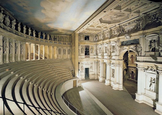 Teatro Olimpico. Opera Di A. Palladiowork Of A. Palladio