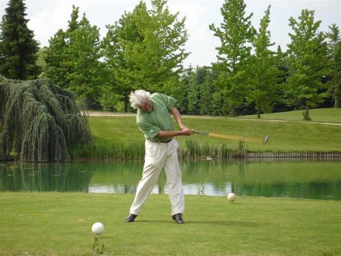 Golfista En El Valle Del Loira