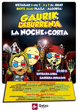 Cartel De 'La Noche + Corta'. 