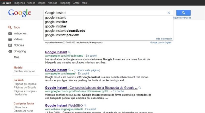 Google Instant