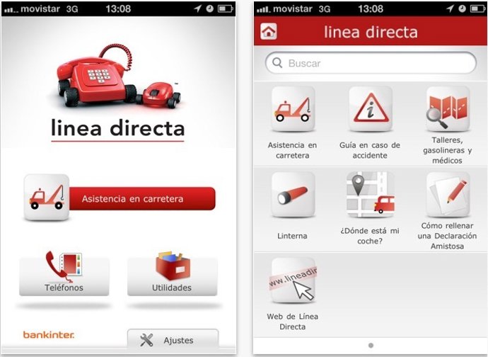 Aplicación ' En Ruta' De Línea Directa