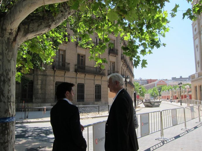 Eloy Suárez En El Derrumbe De Antiguo Cuartel Pontoneros