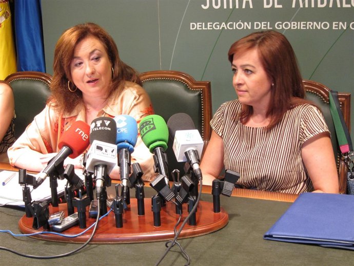 Soledad Pérez (Izda) Y La Coordinadora Del IAM En Córdoba, Mercedes Bermúdez