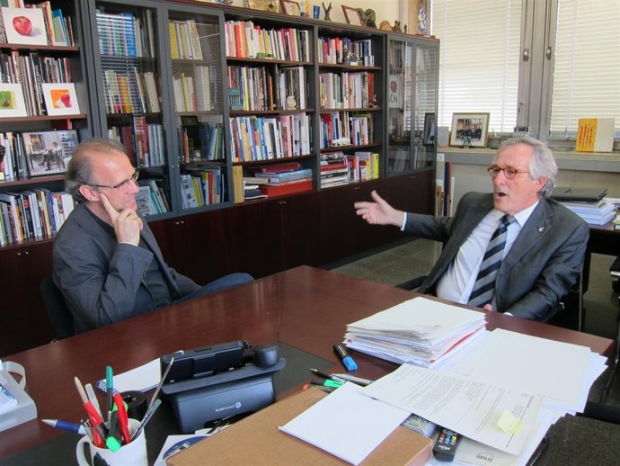 Ricard Gomà (ICV-Euia) Y Xavier Trias (Ciu)