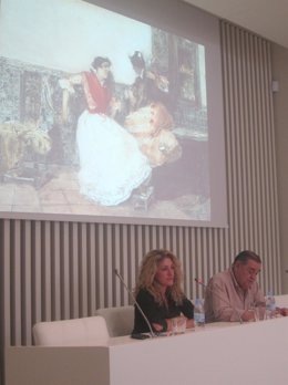 Moreno Y Rojo, Durante La Presentación Del Ciclo