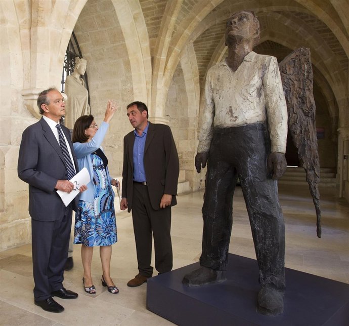 Leal Durante La Inauguración De La Exposición