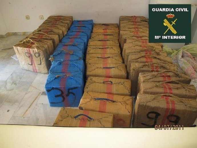 Parte Del Material Intervenido