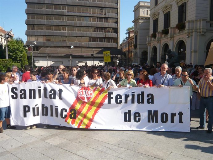 La Manifestación En Sabadell