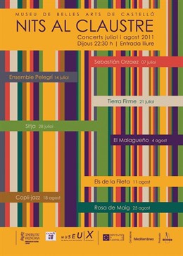 Cartel De 'Nits Al Claustre' 