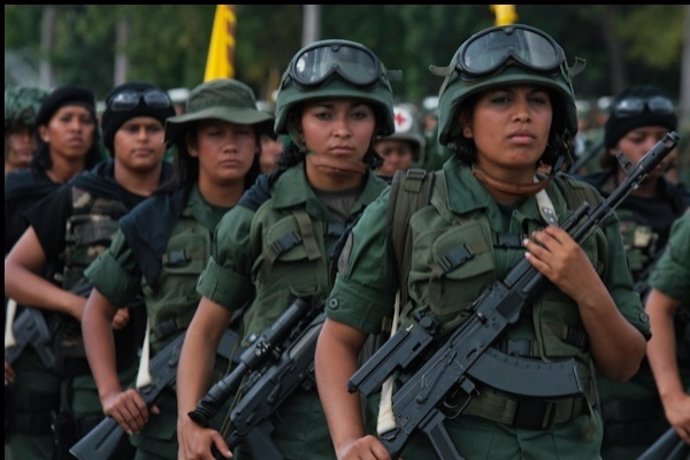 Militares Venezolanos.