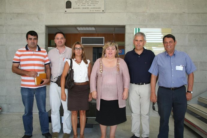 Aguilera Con Representantes De Hortyfruta