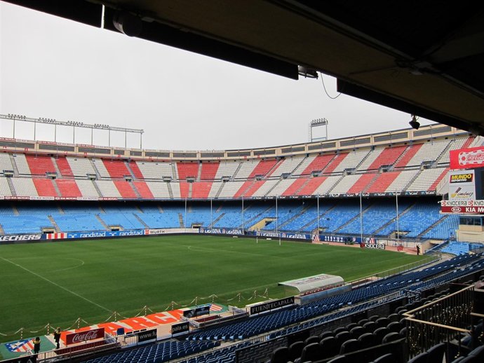 Interior estadio Vicente Calderón 