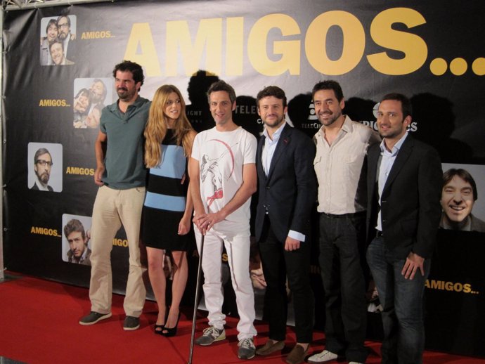 Alterio, Diego Martín, Manuela Velasco En La Presentación De 'Amigos'