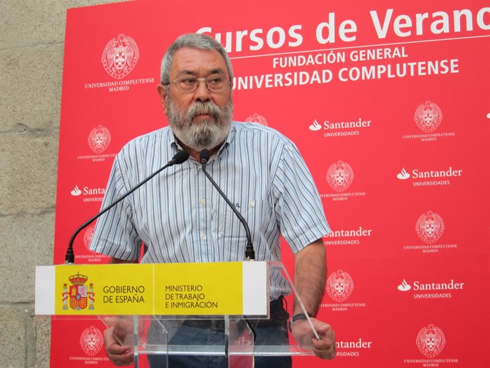 Cándido Méndez, Secretario General De UGT, En Los Cursos De Verano De El Escoria