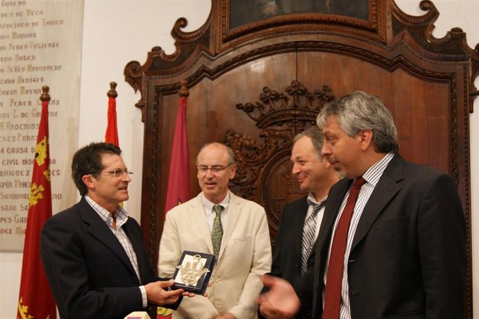 Alcalde De Lorca Con La Delegación Israelí