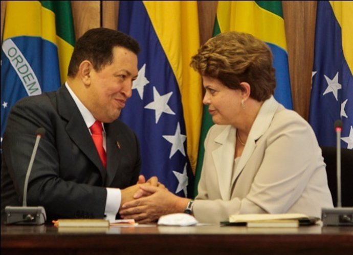 Hugo Chávez Con Dilma Rousseff