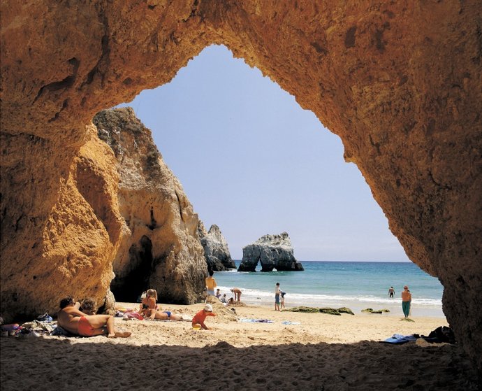 Playa En El Algarve.