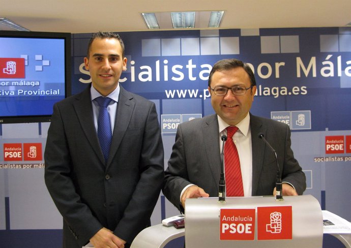 Los Diputados Miguel Angel Heredia Y Daniel Pérez, Del PSOE