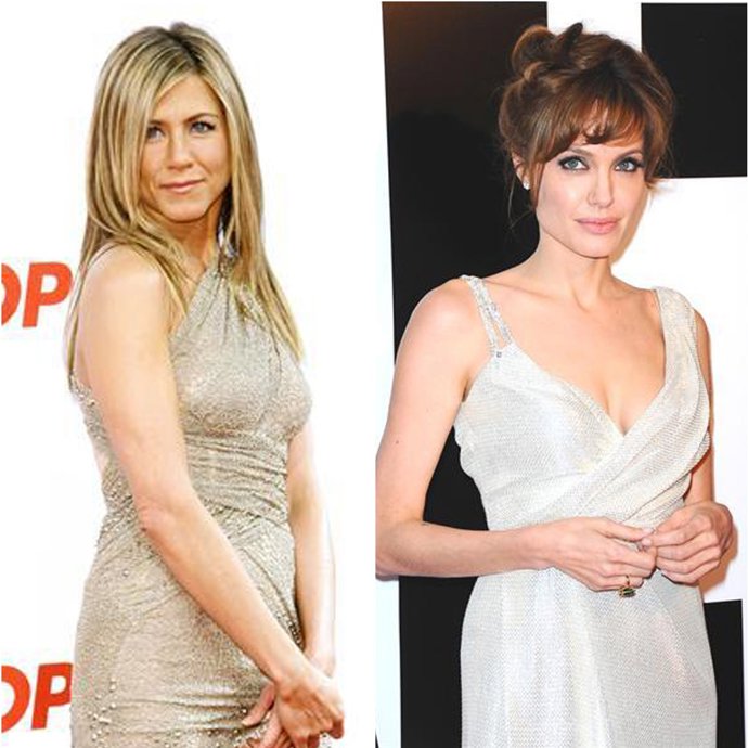 Jennifer Aniston y Angelina Jolie