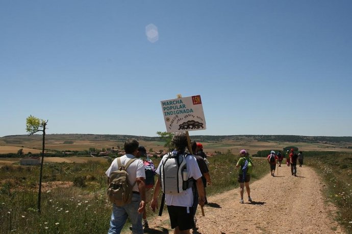 Llegada De Los Indignados A Ages