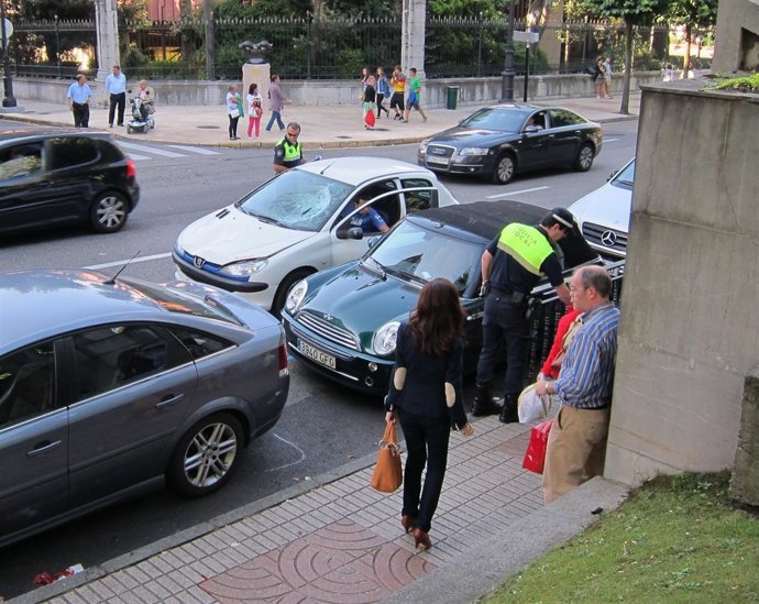 Estado En El Que Quedó El Vehículo Implicado En El Atropello.