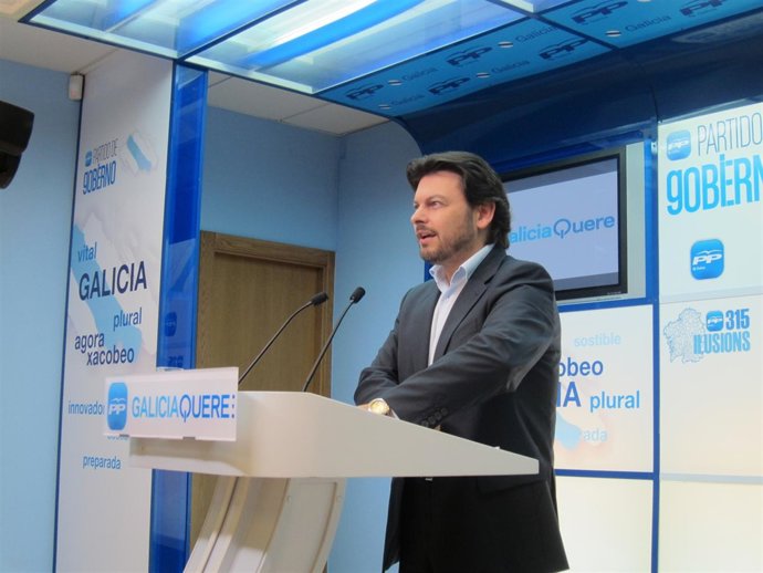 El Portavoz Del Ppdeg, Antonio Rodríguez Miranda, En Rueda De Prensa