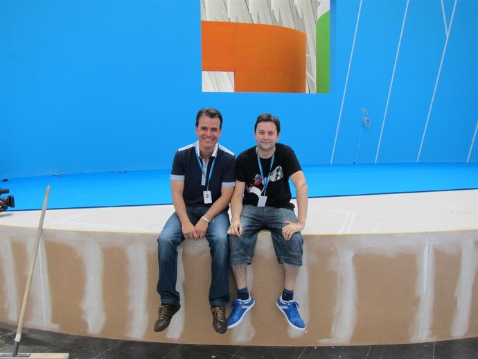 Campos Y Expósito En La Presentación De La Campus Party