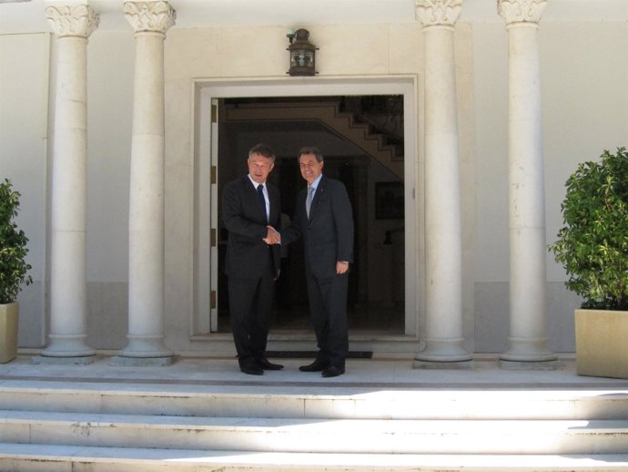 El Embajador Polaco En España Y El Pte.De La Generalitat Artur Mas