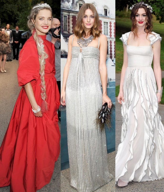 Montaje De Natalia Vodianova, Olivia Palermo Y Anne Hathaway 