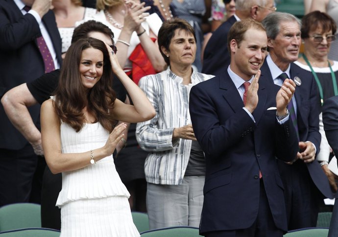 Los Duques De Cambridge En Wimbledon