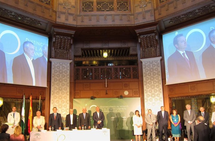 Entrega De Las Distinciones Al Mérito Laboral De Andalucía 2010