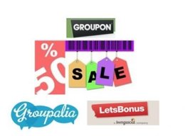 Logotipos De Groupon, Letsbonus Y Groupalia