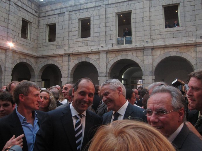 Ignacio Diego, Presidente Cantabria, Y Francisco Pernía, Presidente Del Racing