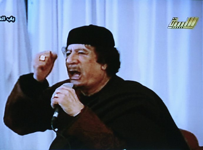 Muamar Gadafi, Lider Libio