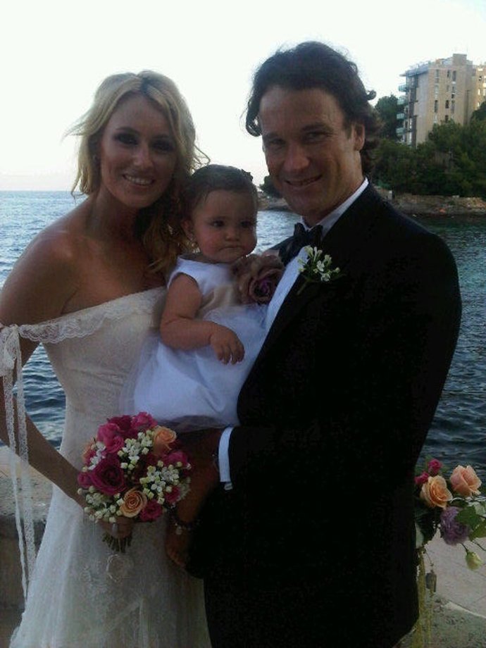 Carlos Moya Y Carolina Cerezuela En Su Boda