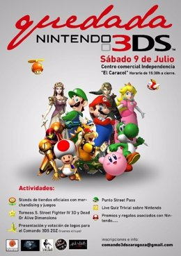 Cartel De La Quedada Nintendo