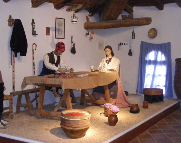 Muestra De Recreación En El Museo Del Azafrán 