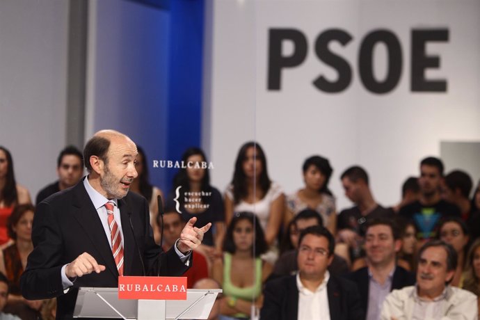 El Candidato Socialista, Alfredo Pérez Rubalcaba