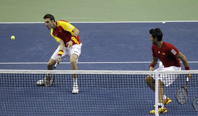 Granollers Y Verdasco Durante El Partido
