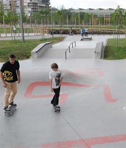 Una Pista De Skateboard