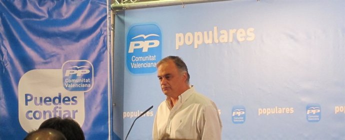 González Pons Durante Su Comparecencia Ante Los Medios