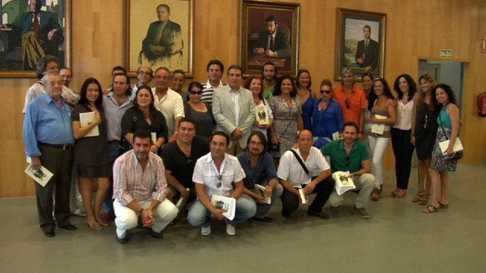 El Presidente De La Diputación, Elias Bendodo, En Una Reunión Con Artistas 