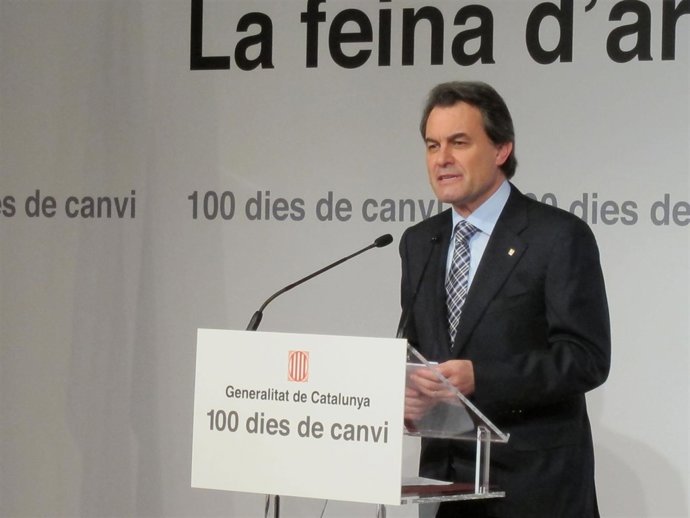 Artur Mas, presidente de la Generalitat