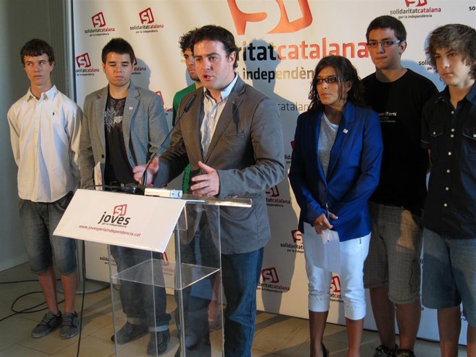 El Secr.Gral.De SI, Uriel Bertran, Con Las Juventudes Del Partido