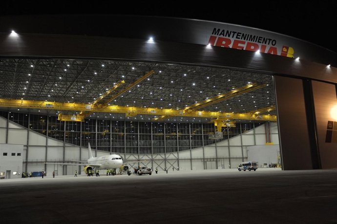 Hangar de Iberia en El Prat